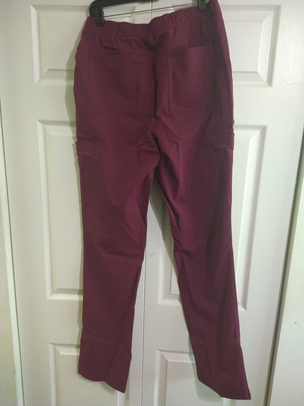 Cherokee Straight-Leg Pants in Burgundy